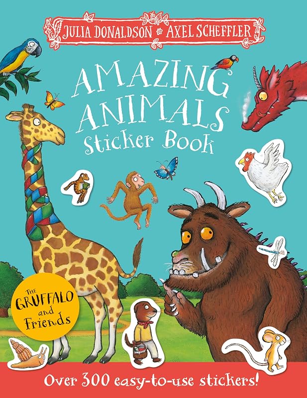 The Gruffalo and Friends: Amazing Animals Sticker Book cover