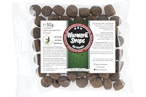 Trade Teamwork Wurmerli® – Gotas para perros/golosinas con extractos de hierbas, como por ejemplo hierba de gusano, aloe y nogal verde, 92 g/(pack de 2 meses a 10 kg, aprox. 60 unidades) – Fabricado