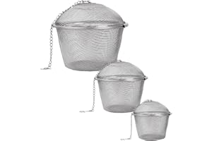 ELITECRAN 3 Pcs Cestello Pulitore ad Ultrasuoni, Cestini per Pulizia Ultrasuoni, Cestini in Acciaio Inossidabile Pulisci Gioielli Ultrasuoni, Cestello per Pulizia Gioielli, Maglia Fine Cestello