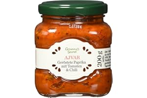 Granny´s Secret Ajvar Geröstete Paprika mit Tomaten & Chili - Original aus Serbien (1 x 200 g)