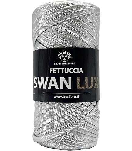 Filato Per Borse Uncinetto Fettuccia Swan Lux Tre Sfere - Main Image