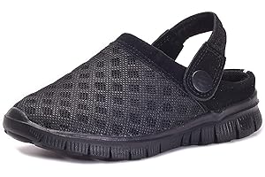 KVbabby Garçons Mules et Sabots Chaussons Maille Respirante Pantoufles Jardin Plage Cour Piscine Mule EVA Sabot Chaussure