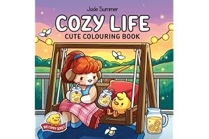 Cozy Life: A New Cute and Simple Colouring Book for Adults and Children Perfect for Autumn Mindfulness