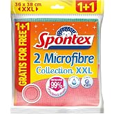 Spontex XXL Microfibre Cloth, Pack of 2