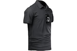 Rvinroo Poloshirt Herren Schnelltrocknend Atmungsaktiv - Kurzarm Basic Fit für Golf, Sport und Freizeit | Hochwertiges Sommer Shirt mit Premium Passform