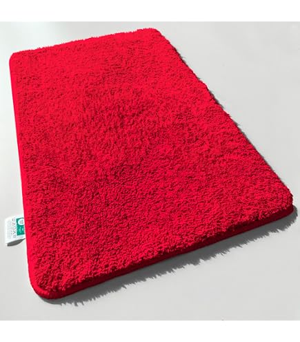Douceur d'Intérieur, Tappeto da bagno (45 x 75 cm) Sweety Blu/Smeraldo