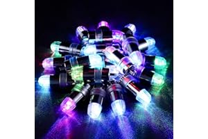 LIHAO LED Balloon Light Paper Lantern Lights Mini Bulbs Battery DIY Waterproof Colorful 30pcs for Paper Lanterns Christmas Wedding Birthday Party Halloween Festival Decoration
