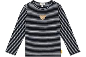 Steiff Mädchen Mit Süßer teddybärapplikation T-Shirt Langarm