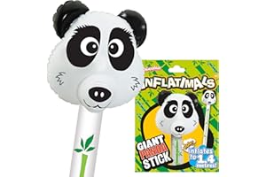 Inflatimals – Panda z Deluxebase. Olbrzymie dmuchane zabawki w kształcie uroczych zwierząt. Doskonałe nadmuchiwane prezenty lub dekoracje na imprezę dla dzieci