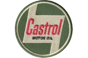 FROM HAWAII WITH LOVE - A771 - Ecusson Patch Brodé Thermocollant - Diamètre 8 cm - Automobile Huile Course Garage Moto Le Mans Vintage Rétro