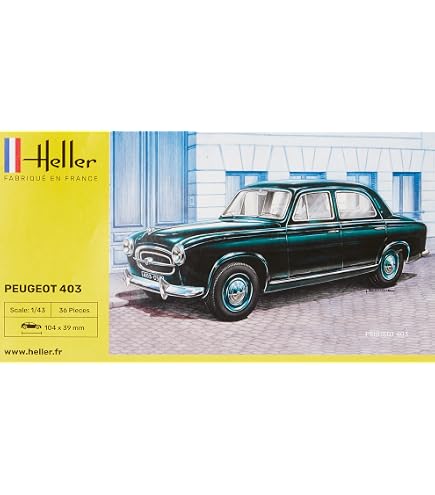 Heller Maquette PEUGEOT 203 Ref 80160 – Échelle 1/43 – Neuf Sous Emballage Voiture Française Collection Heller Maquette PEUGEOT 203 Ref 80160 – Échelle 1/43 – Neuf Sous Emballage Voiture Française Collection