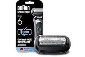 Braun Series 6 Cabezal De Recambio ORIGINAL Para Afeitadora Eléctrica Hombre, Compatible con las Generaciones 60, 61, 62 De Las Máquinas de Afeitar Series 6, Fabricado en Alemania, 64B