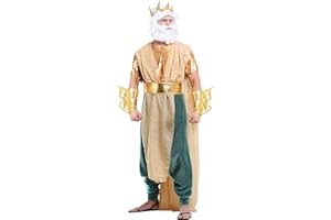FUN COSTUMES Men's Poseidon Fancy Dress Costume