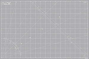 Elan Base de Corte A1 Autocicatrizante Gris, Tabla de Corte 90x60 CM, Tabla Cortar Costura, Cutting Mat A1, Protector mesa Manualidades à 5 Couches