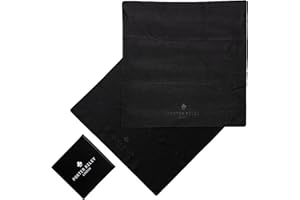 PORTER RILEY - Paño de limpieza de microfibra (paquete de 2) para pantallas de dispositivo/coche y lentes de cámara [libre de químicos] [altamente absorbente] [antiestático] [ultra suave]