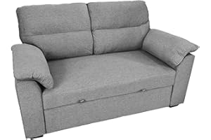 ASTAN HOGAR Sofá Cama 2 Plazas, Tapizado Tela, Modelo Duna AH-AR40800GR