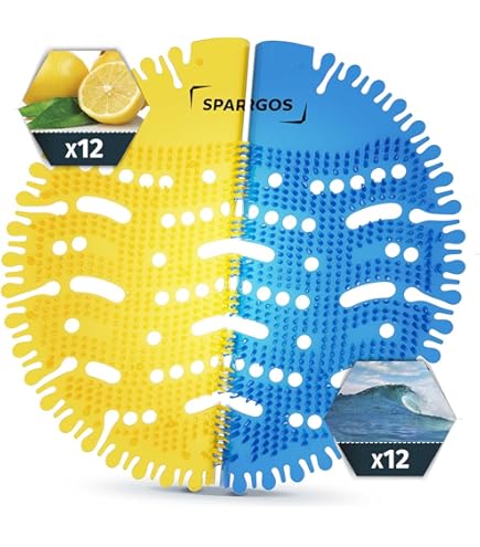 12 Pezzi Filtri Deodoranti Per Orinatoi - Paraspruzzi Con Profumo Per Bagni Pubblici E Domestici