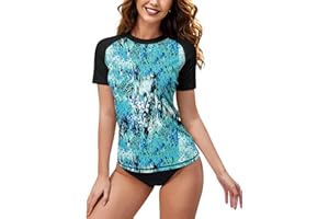 BesserBay Damska koszulka z okrągłym dekoltem z krótkim rękawem, szybkoschnąca, UPF 50+, S-XXL