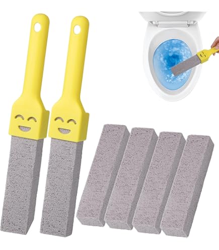 10pcs Pumice Stone Toilet Cleaner With 1 Long Handle, Toilet Bowl Stain Cleaner To Remove Fat Toilet Pumice Stone Cleaning Block For Toilet Bathtub Sink Kitchen - View #4