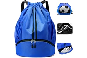 Hoseay Mochila Cuerdas Mujer Hombre con Compartimento de Zapatos y Bolsillo Mochila Deporte Impermeable Mochila Gimnasio Gran Capacidad Ligera Bolsas de Cuerdas para Deporte Natacion Fitness