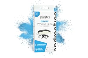 ‎ANDMETICS andmetics Augenbrauen Wachsstreifen Herren | perfekt zum Augenbrauen Formen | für die perfekte, natürliche Augenbrauen Form | kein lästiges Zupfen mehr | Augenbrauen Schablone zum Färben