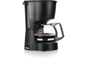 PRINCESS Tristar Cafetera, Capacidad 6 Tazas, 600W, Función Mantener Caliente, Apagado Automático, Filtro Permanente, Sistema Antigoteo, Compacta y Portátil, Fácil de Limpiar, CM-1246