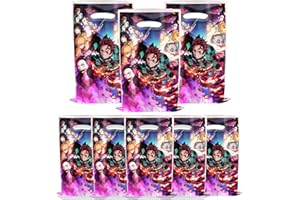 FYFLYMT 50pcs Sacchetti Regalo Demon,Borsa Regalo Demon,Sacchettini Caramelle Demon,Sacchetto Regalini Festae,Sacchett per Regali Compleanno per Bambini