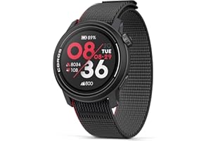 COROS Pace 3 Reloj Deportivo GPS, Ligero Reloj Running, Batería de 17 días, GPS de Doble frecuencia, Frecuencia Cardíaca, Navegación, Seguimiento del sueño, Correr, Bicicleta y Esquí (Nylon Ink)