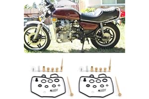 BANAPOY Vergaser-Ersatzteile, Vergaser-Reparatursatz 2 Sätze Motorrad-Vergaser-Reparatur Vergaser-Wiederaufbau-Reparatursatz für CX500 Custom für CX500 Deluxe
