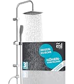 EISL DX1005CS-A Set Douche Sommerregen - Colonne Douche Pluie 220mm + Douchette 3 Jets, Chrome