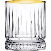Paşabah&ccedil;e Golden Touch Elysia Whiskey Glass, 4-pack 355 cc