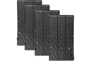 Aysolar 400W 12V Elastyczny panel słoneczny 4x100W ETFE Panel Solarny monokrystaliczny fotowoltaiczny do łodzi, przyczep, RV, kamper, baterii i nieregularnych powierzchni