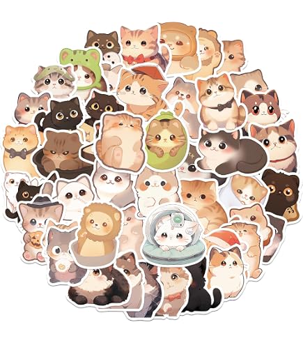 48 Autocollants Hatsune Miku Chibi – Figurine Décorative, Vinyle Imperméable Pour Scrapbooking, Guitare, Skateboard