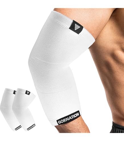 Gomitiere Per Sollevamento Pesi Hustlers Only - Neoprene 5mm, Compressione, Taglia M, Nero - Foto 7