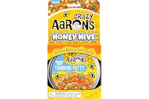 Crazy Aaron's Trendsetters Putty Playset - Honey Hive - Clear Putty with Hidden Pieces - Non-Toxic, Never Dries Out