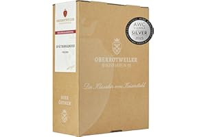 ‎OBERROTWEILER WINZERVEREIN EG Oberrotweiler Spätburgunder Wein-Box 3 Liter QbA trocken - SILBER 2025 AWC Vienna - Rotwein trocken, ausdrucksstark und saftig im Geschmack - Badischer Wein (1 x 3,0 l Bag-in-Box)