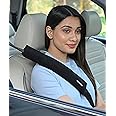 FOVERA Car Seat Belt Shoulder Cushions (Pack of 2) Car Safety Belt Soft Pad Cover for Comfortable Driving, Universal Fit for