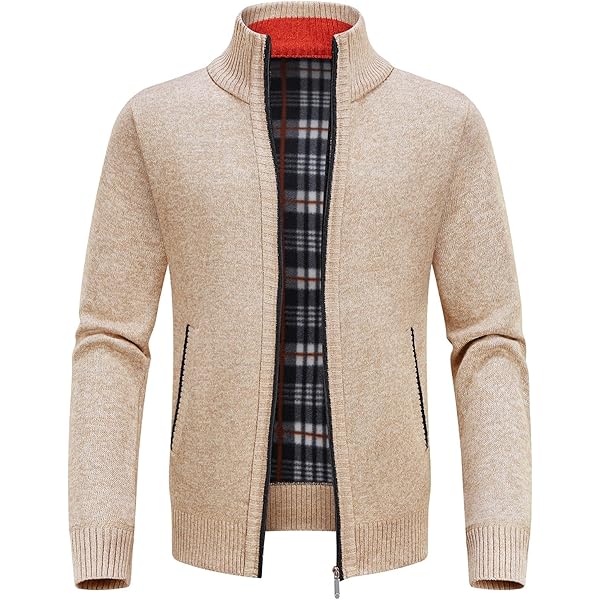 Generisch Veste à Capuche Rembourrée Pour Homme Avec Fermeture éclair Et Capuche, Sweat à Capuche Pour Homme, Cardigan Pour Homme, Doublé Et épaissi