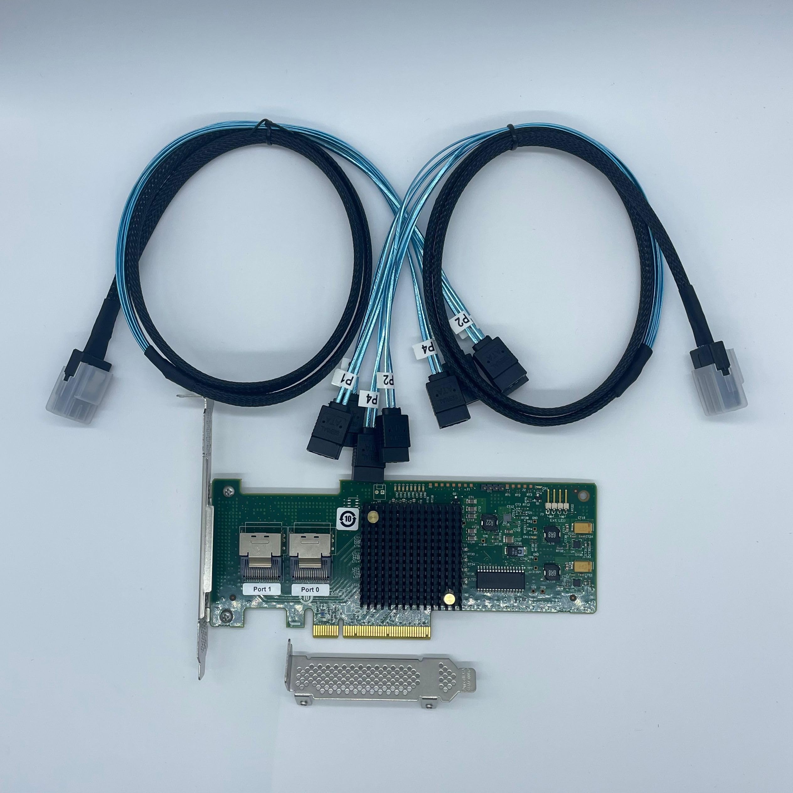 SXTAIGOOD 9211-8i 6G SAS HBA LSI FW:P20 IT Mode ZFS FreeNAS unRAID 2* SFF-8087 SATA