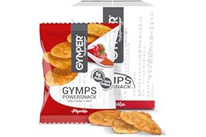 ‎LAYENBERGER Layenberger GYMPER by Layenberger Gymps Power Snack Paprika, Protein-Chips ohne Soja mit viel Eiweiß, nicht frittiert, im Portionsbeutel (6 x 25g)