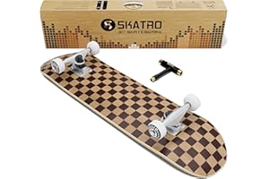SKATRO - Pro Skateboard 31" Complete Skateboard. Skate Board ages: adults, boys, girls, beginners, and Kids