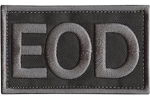 2AFTER1 ACU Subdued EOD Explosive Ordnance Disposal Army Tactical Embroidered Hook Patch