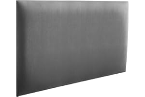 ‎RAVIO RAVIO Wandpaneele gepolstert | 3D Wandverkleidung mit Schaumstoff | Wandkissen als Kopfteil für Bett | Wanddekoration für Schlafzimmer, Kinderzimmer, Büro, Diele | (Metal, 50x30 cm)