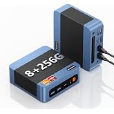 BOSGAME E5 Mini PC AMD Ryzen 5300U W-11 Pro (hasta 3.8 GHz, superior 4300U/N150) 8 GB de RAM DDR4, SSD de 256 GB, triple pant