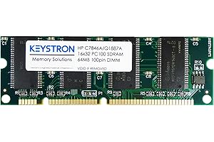 KEYSTRON HP C3913A C7846A Q1887A Q7708AX 64MB 100 pin PC100 SDRAM MEMORY for HP Color LaserJet 1200 1200se 1200n 1220 1320 1300 1300n
