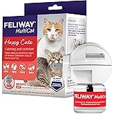 FELIWAY MultiCat Calming Pheromone Diffuser, 30 Day Starter Kit (48 mL)