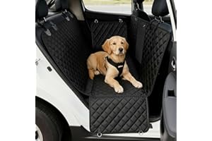 upgrade4cars Couverture Chien Voiture Banquette Arrière Imperméable & Matelassée | Protection Siège Chien | Housse Banquette Arrière Voiture pour Chien