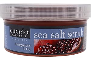 Cuccio Sel de mer naturel avec grenade et figue, cristaux moyens et fins 553 g