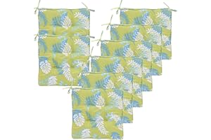 RACE LEAF Lot de 8 coussins de chaise de jardin, coussins de chaise pour chaises de salle à manger, coussins de siège d'intérieur et d'extérieur, pour votre salon, terrasse, voiture, et plus encore