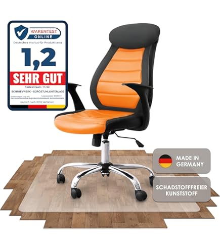 Durchsichtige Bürostuhl Matte - Unsichtbarer Bodenschutz Für Alle Böden